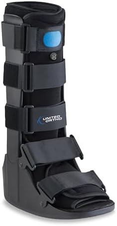 United Ortho Air Cam Walker Fracture Boot, Small, Black